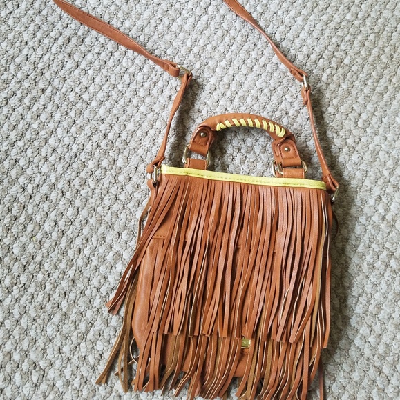 Steve Madden Handbags - Steve Madden Vegan Leather Fringe Festival Bag